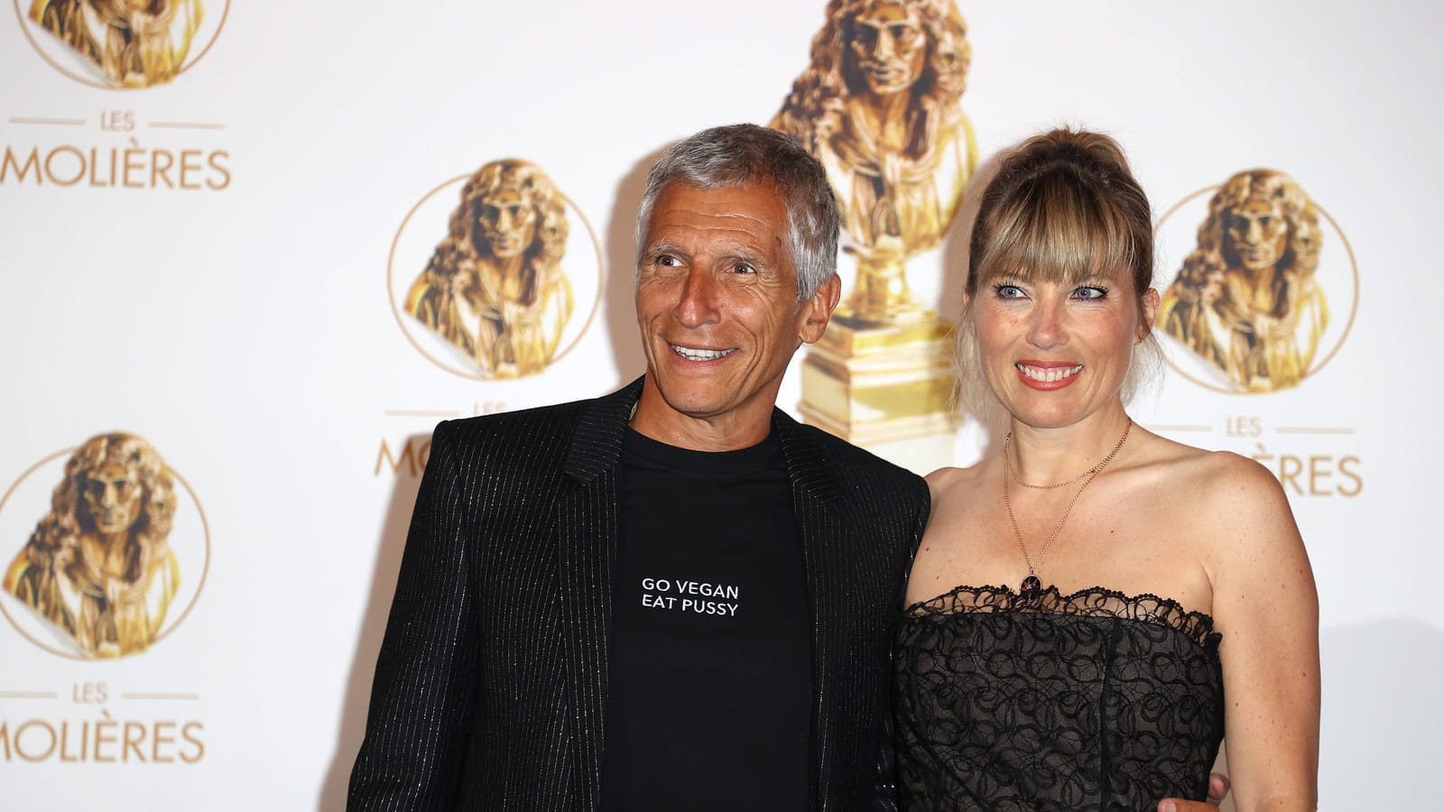 Nagui et Mélanie Page