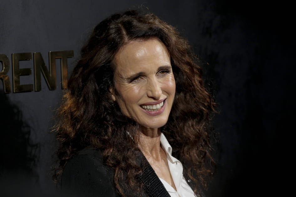 Andie MacDowell, divine avec son visage sculpt&eacute; &agrave; la perfection