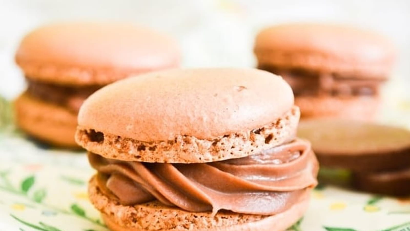 Macaron au chocolat