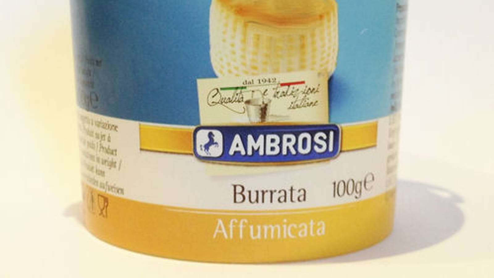 Burrata fumée de Ambrosi