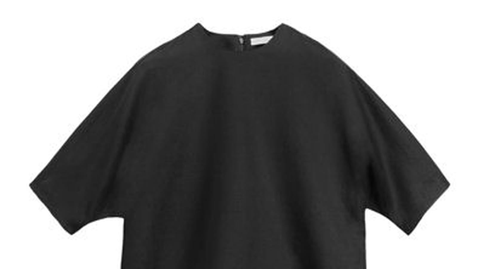 Tee-shirt noir ample