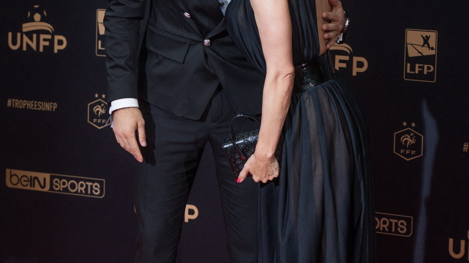 Adil Rami et Pamela Anderson