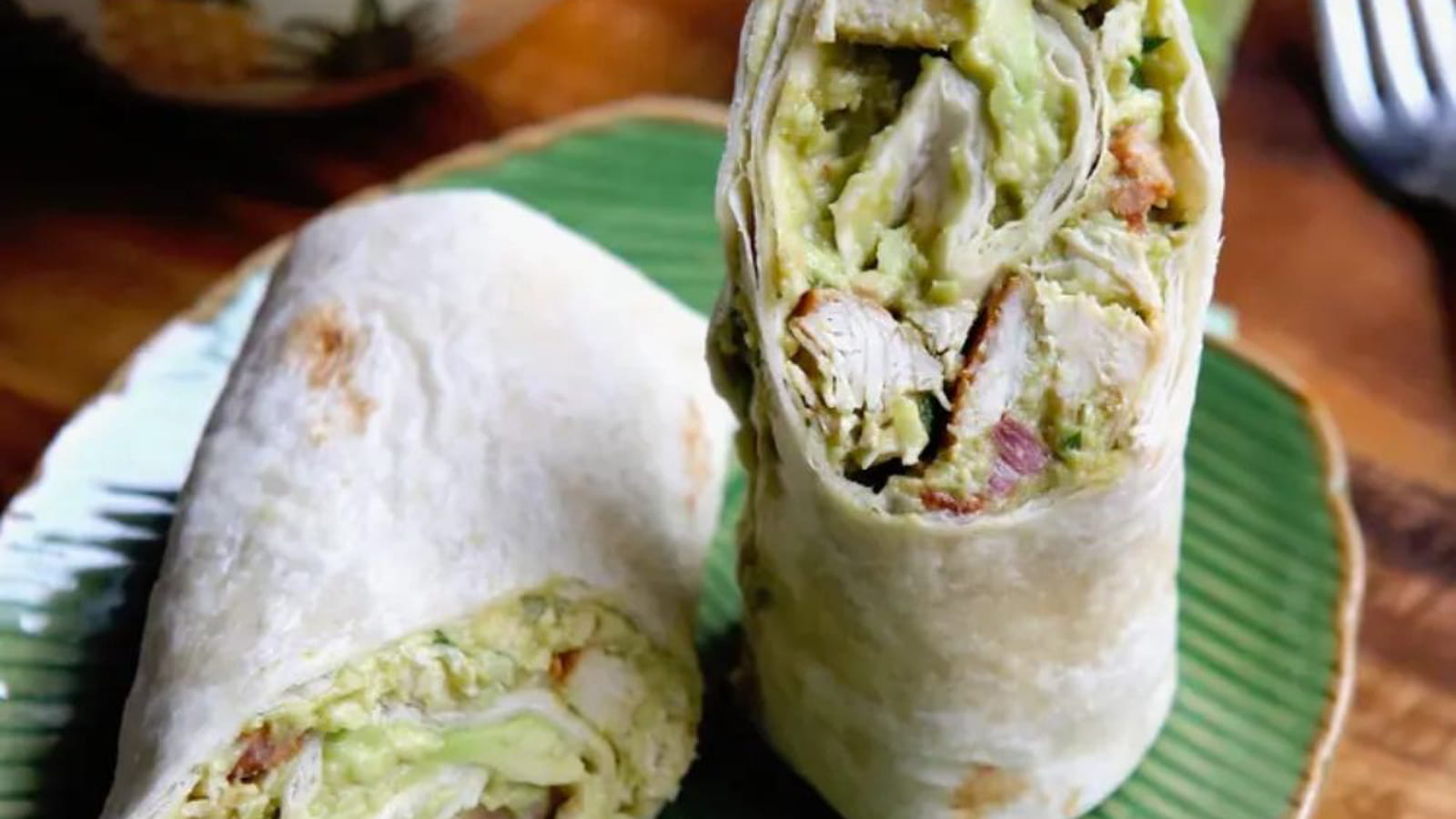 Wraps poulet et avocat