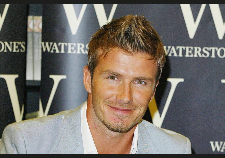 Le blond naturel de David Beckham