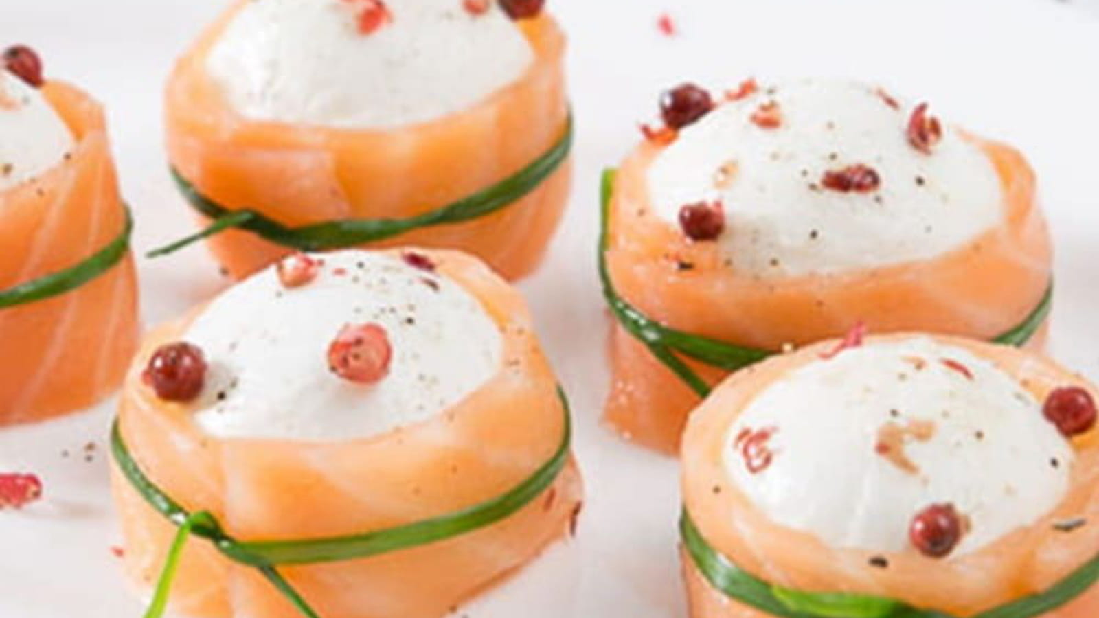 Paupiettes de saumon et mozzarelline fior di latte