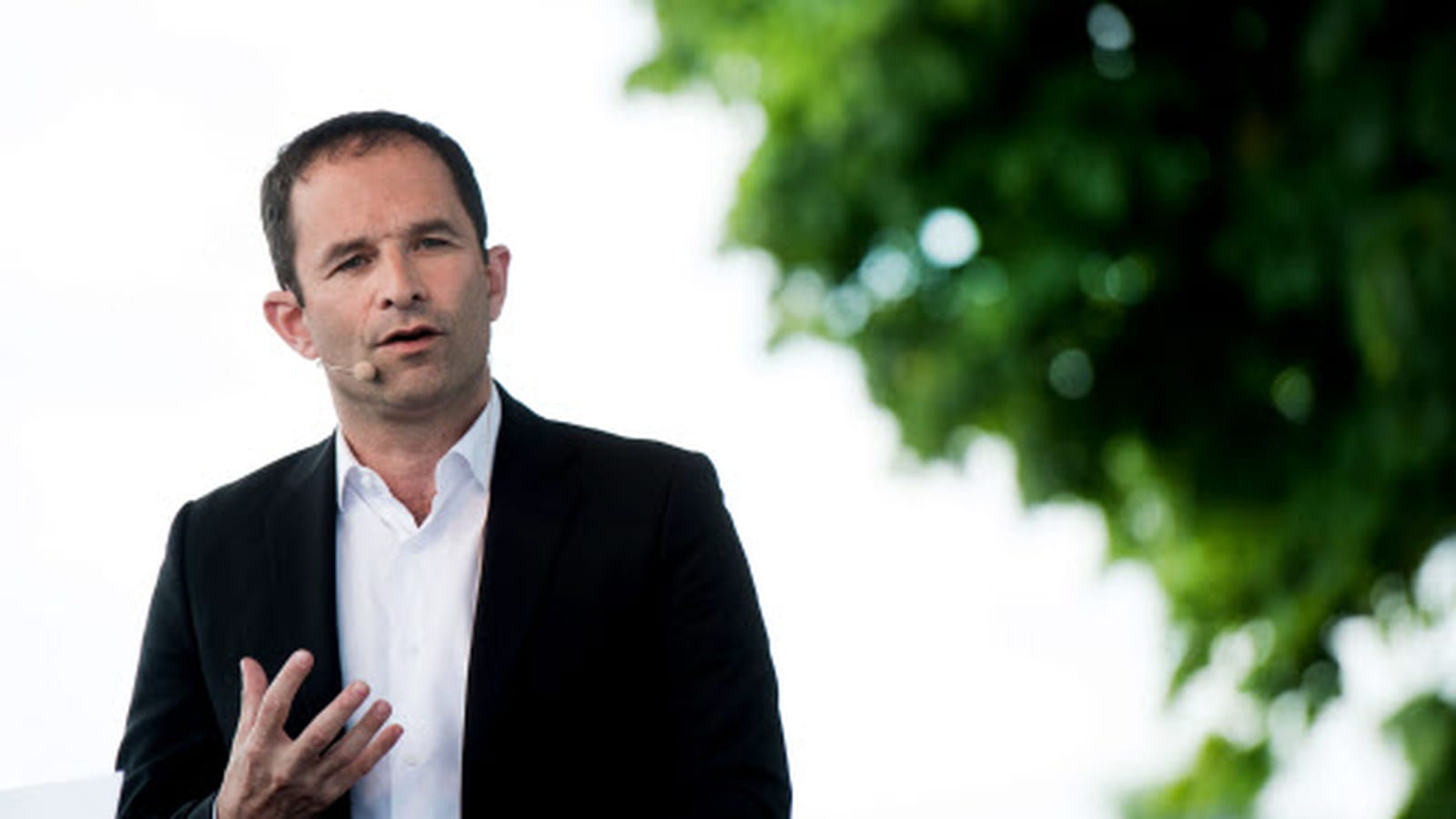 Benoît Hamon et Emmanuel Macron