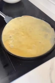 Bûche crêpes : Etape 1