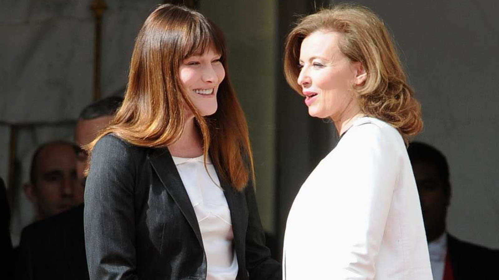 Carla Bruni et Valérie Trierweiler