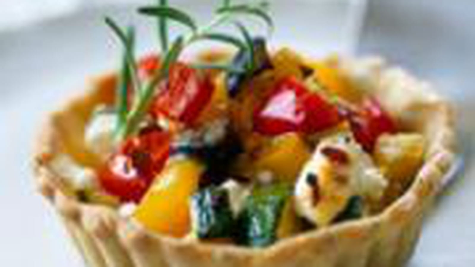 Tarte ratatouille-chèvre