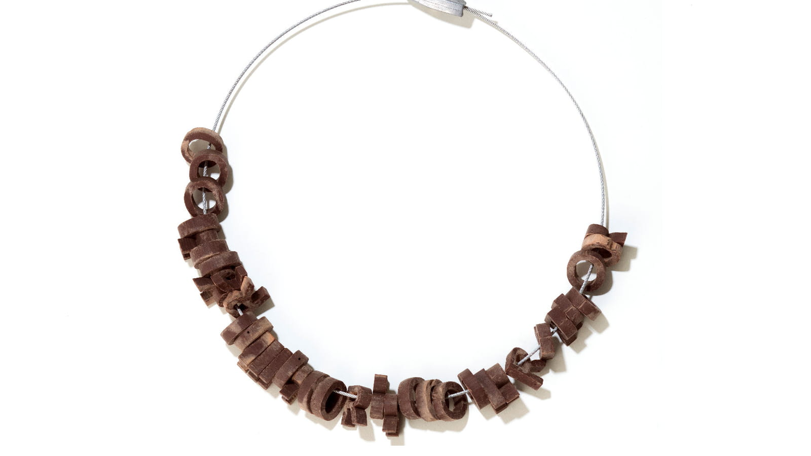 Collier chocolaté de Patrick Roger