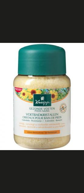 Les sels de bain pieds de Kneipp