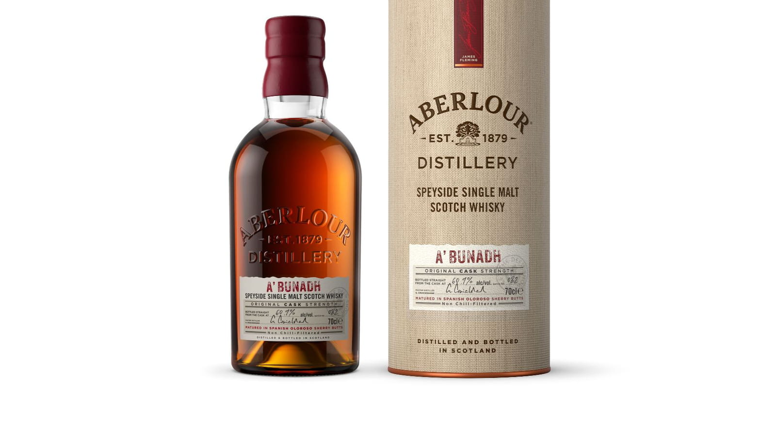 Une bouteille Aberlour A'Bunach