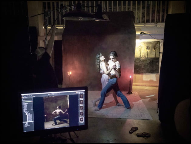 Laetitia Casta et Sergei Polunin, en corps &agrave; corps