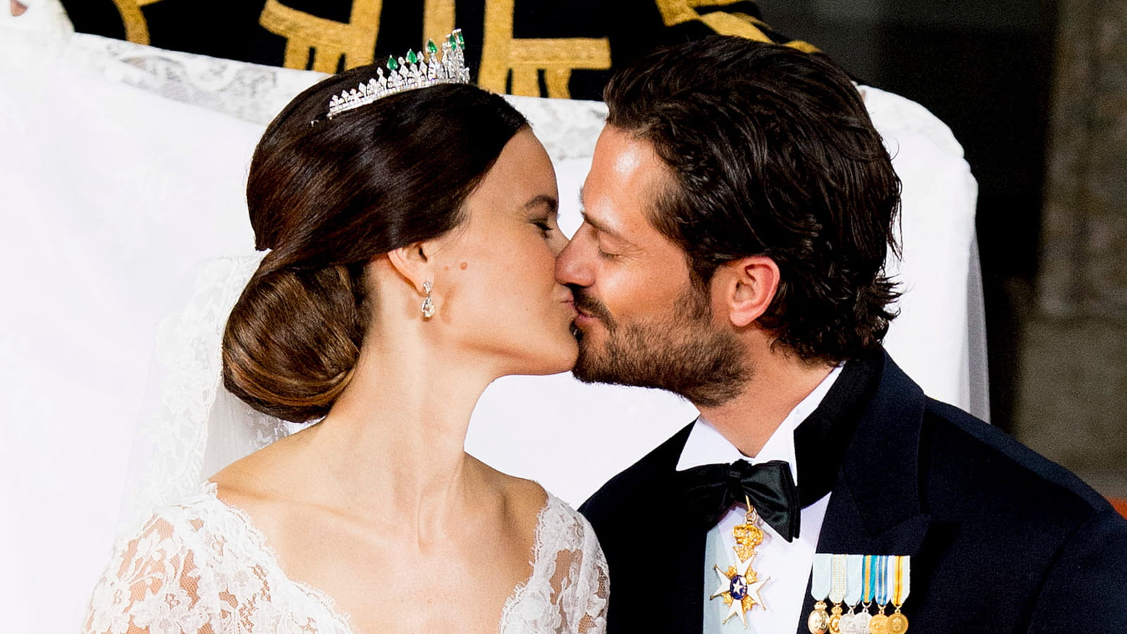Le chignon de mariée de la Princesse Sofia de Suède