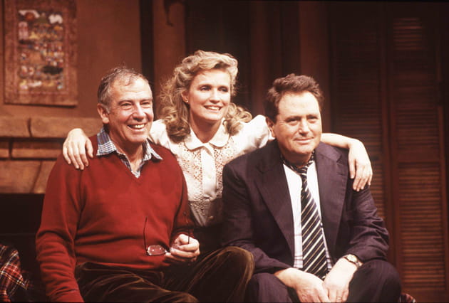 Avec Roger Vadim et Marie-Christine Barrault (1991)