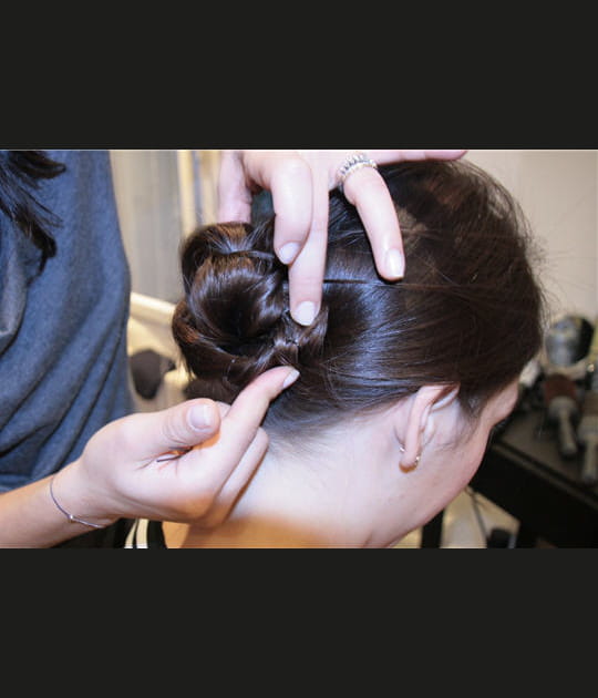 Fixer le chignon