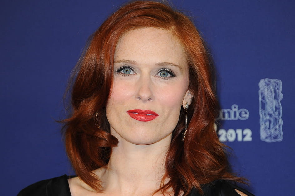 Audrey Fleurot, coquette avec ses l&egrave;vres rouges