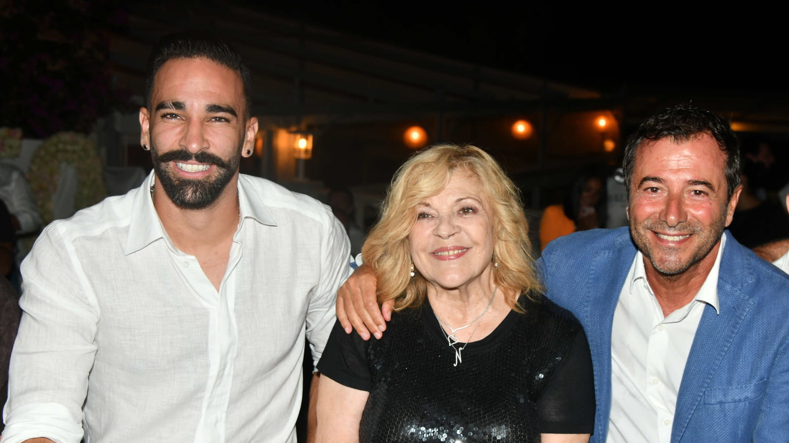 Adil Rami, Nicoletta et Bernad Montiel