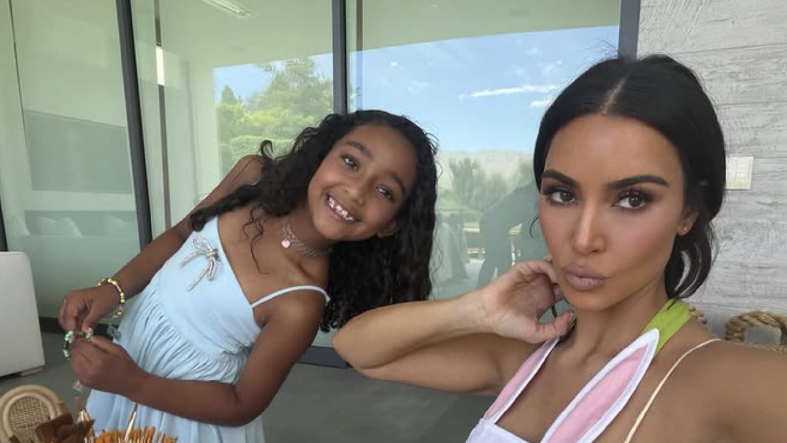 Kim Kardashian et sa fille Chicago