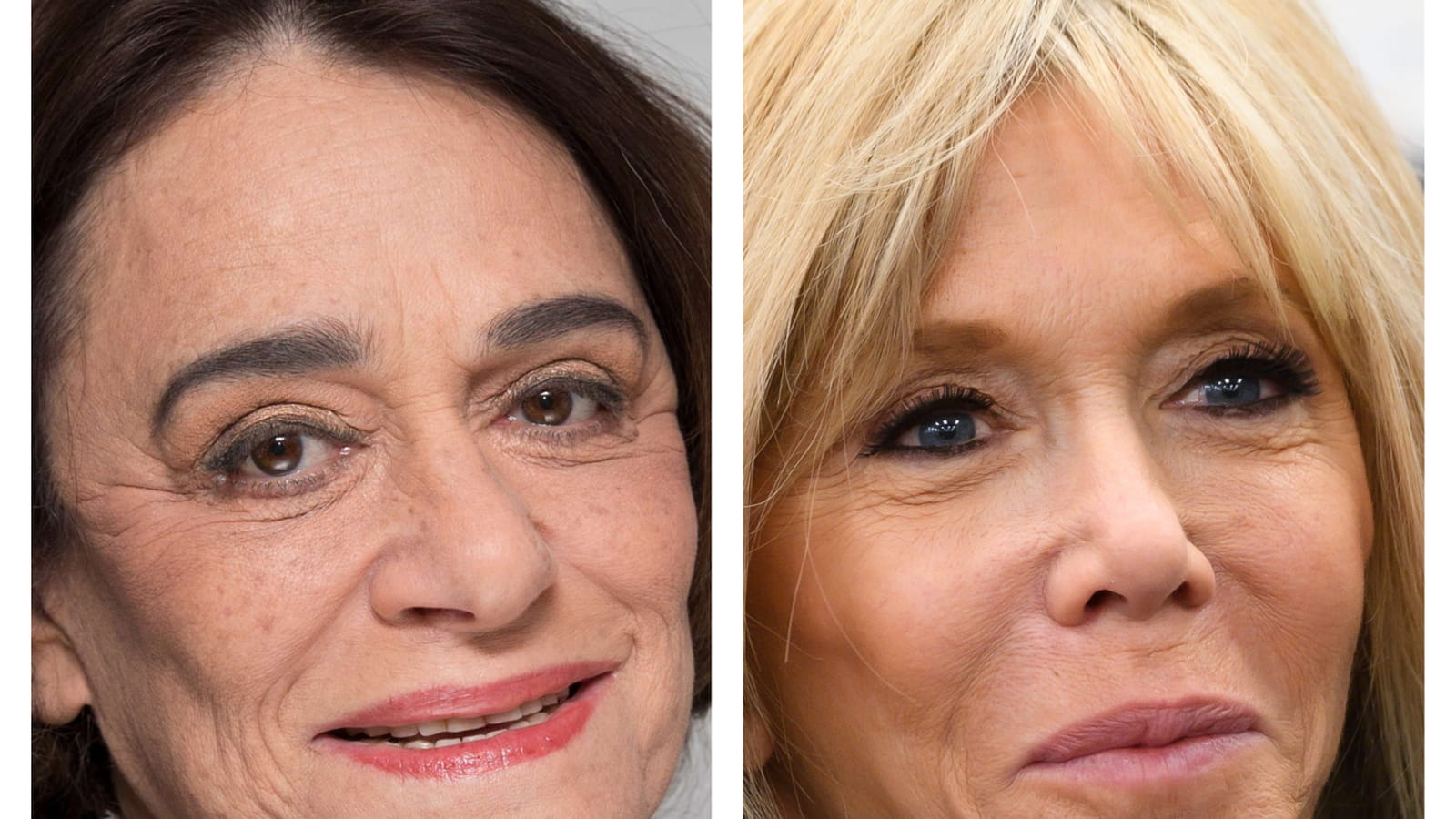 Caroline Pigozzi et Brigitte Macron