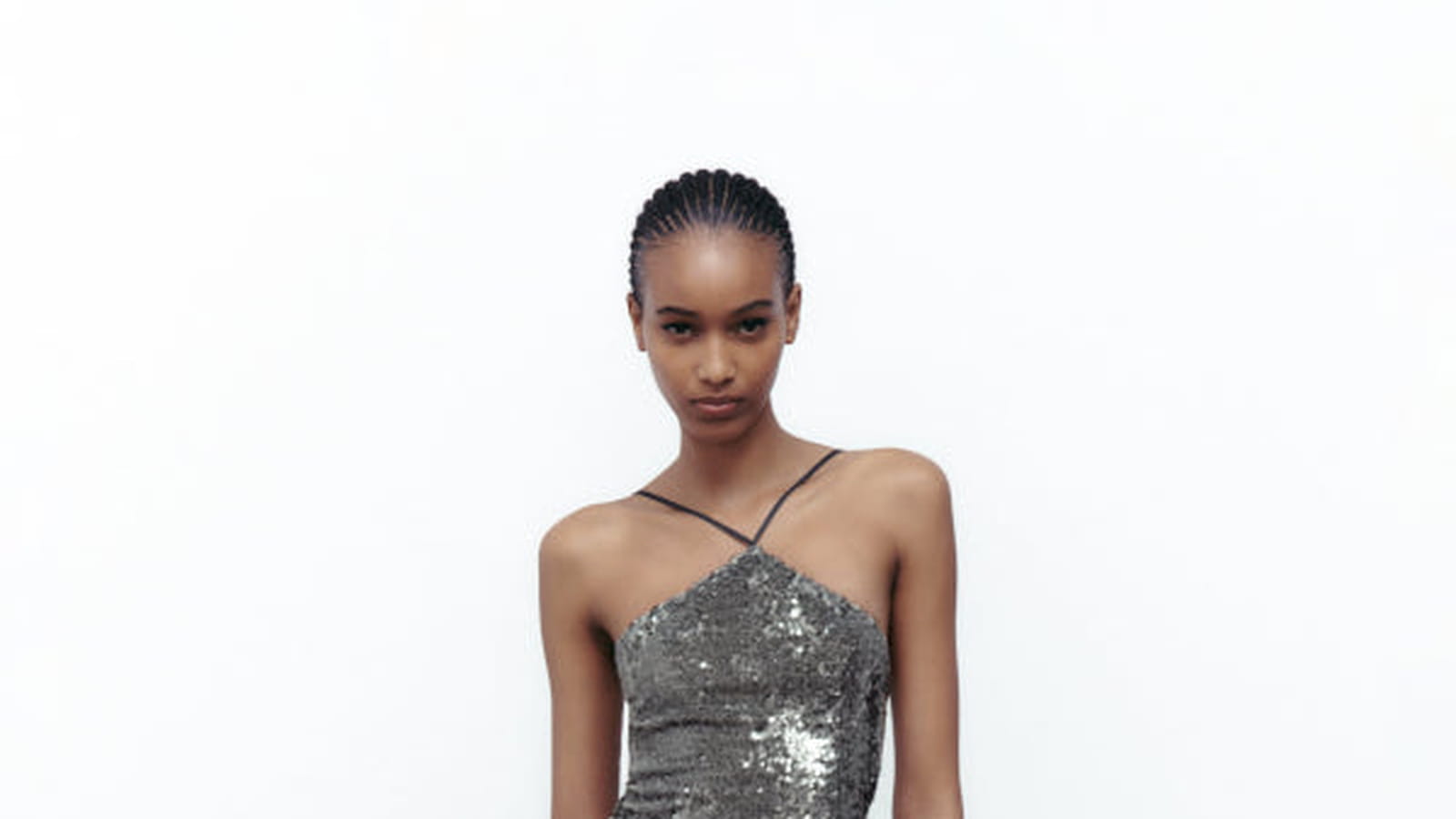 Robe à brides Zara