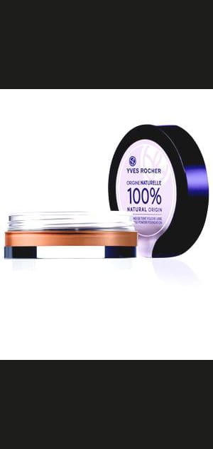 Fond de teint poudre libre 100% d'origine naturelle d'Yves Rocher