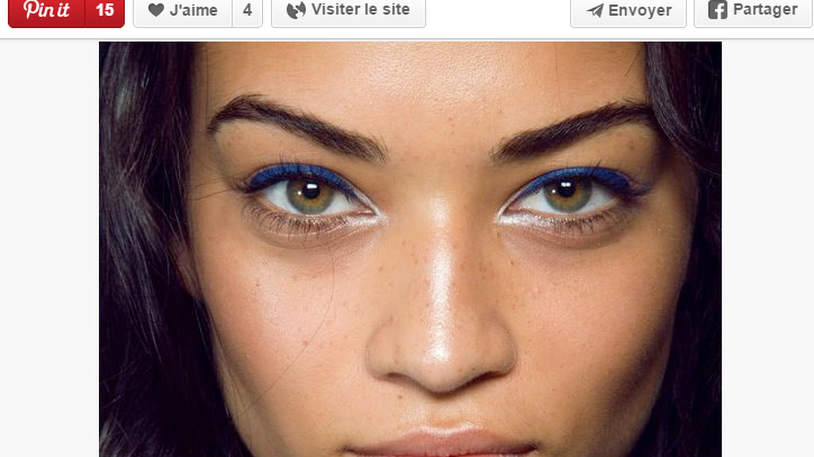 Eyeliner bleu nuit
