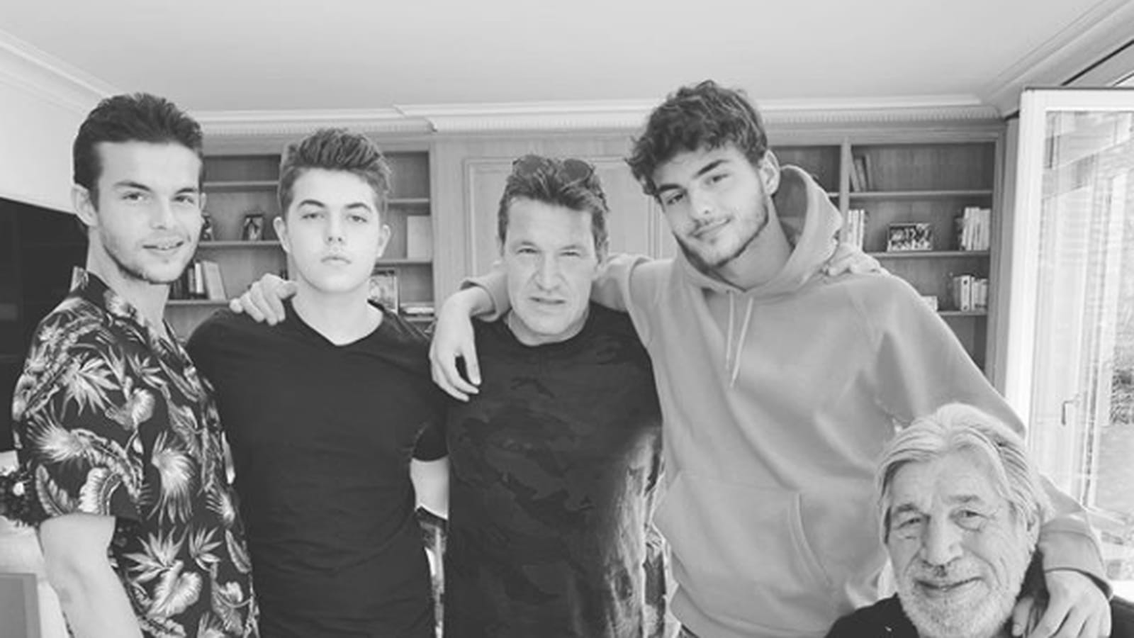 Julien, Enzo, Benjamin, Simon et Jean-Pierre Castaldi
