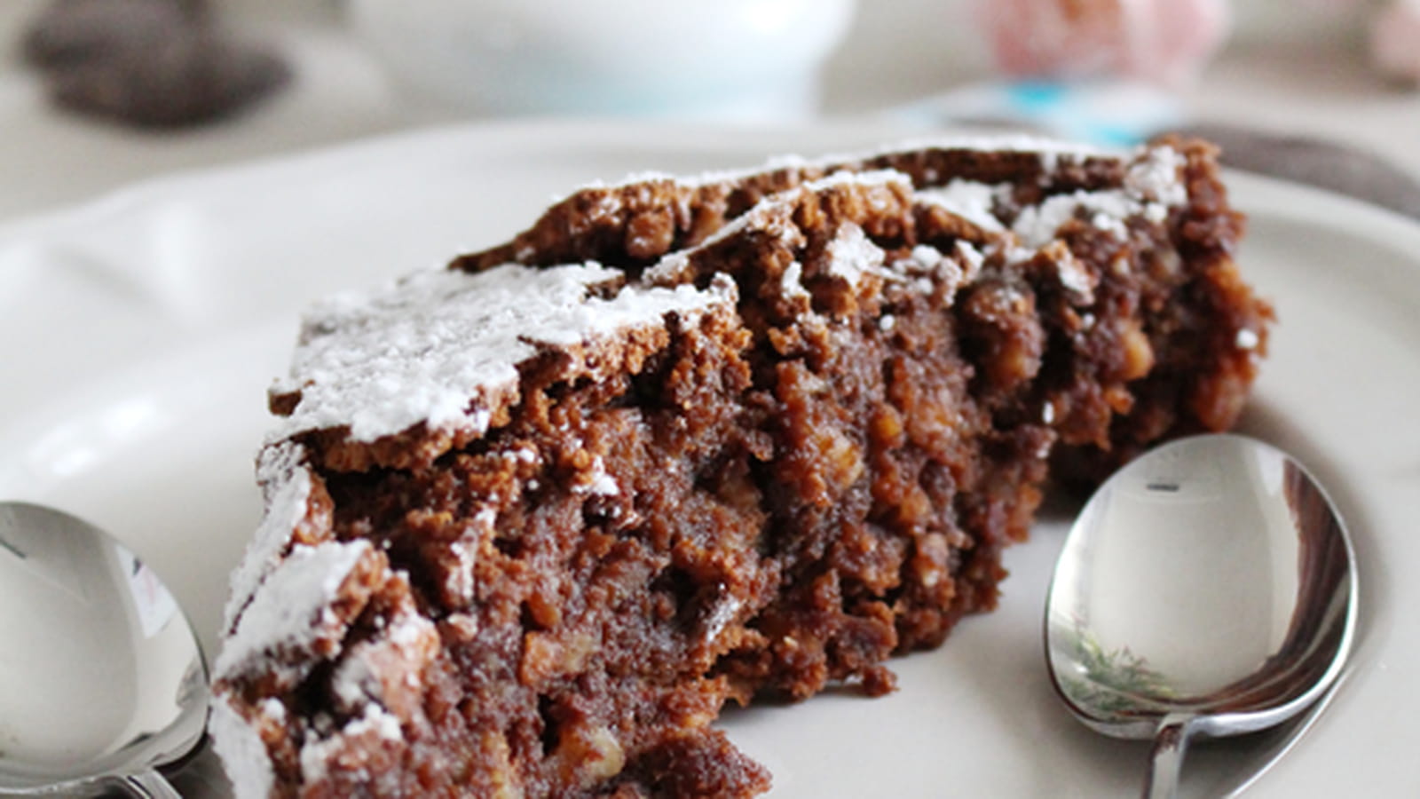 Gâteau chocolat amandes italien Torta Caprese