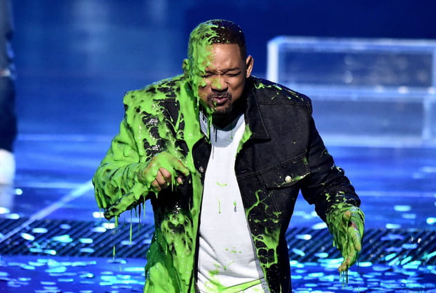 Will Smith se fait asperger de slime lors des Nickelodeon Kids' Choice Awards