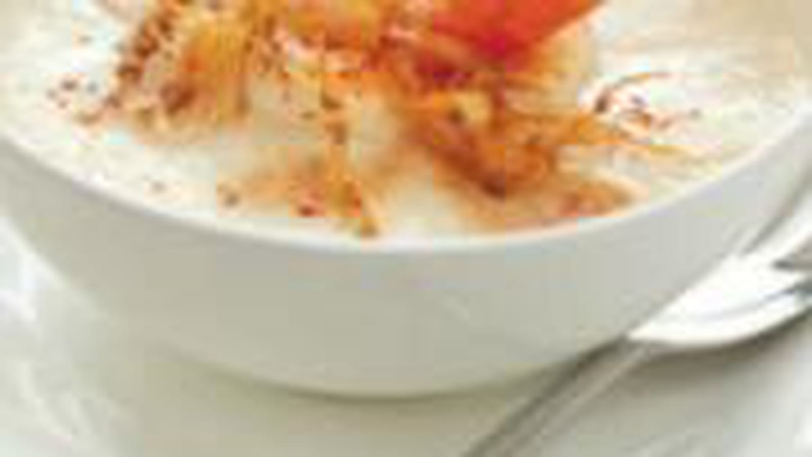 velouté de chou-fleur aux langoustines