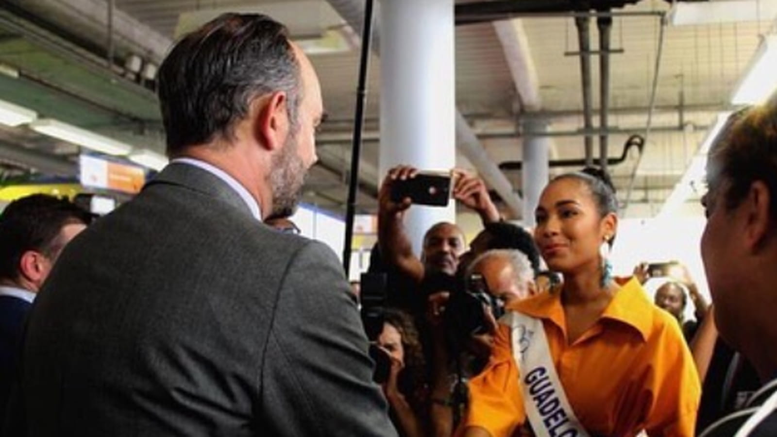 Edouard Philippe et Clémence Botino