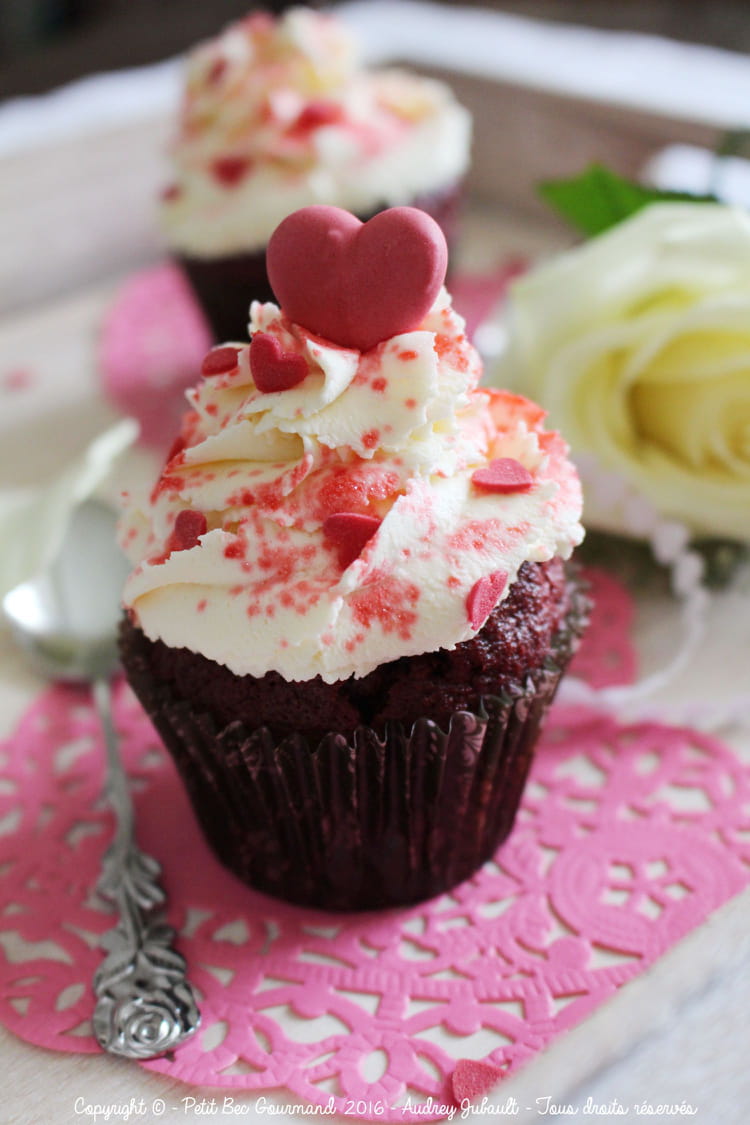 Recette de Cupcakes red velvet