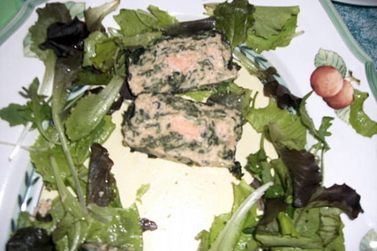 Recette de Terrine de saumon aux épinards