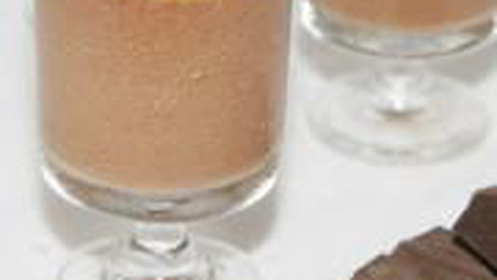 Panna cotta chocolat, orange