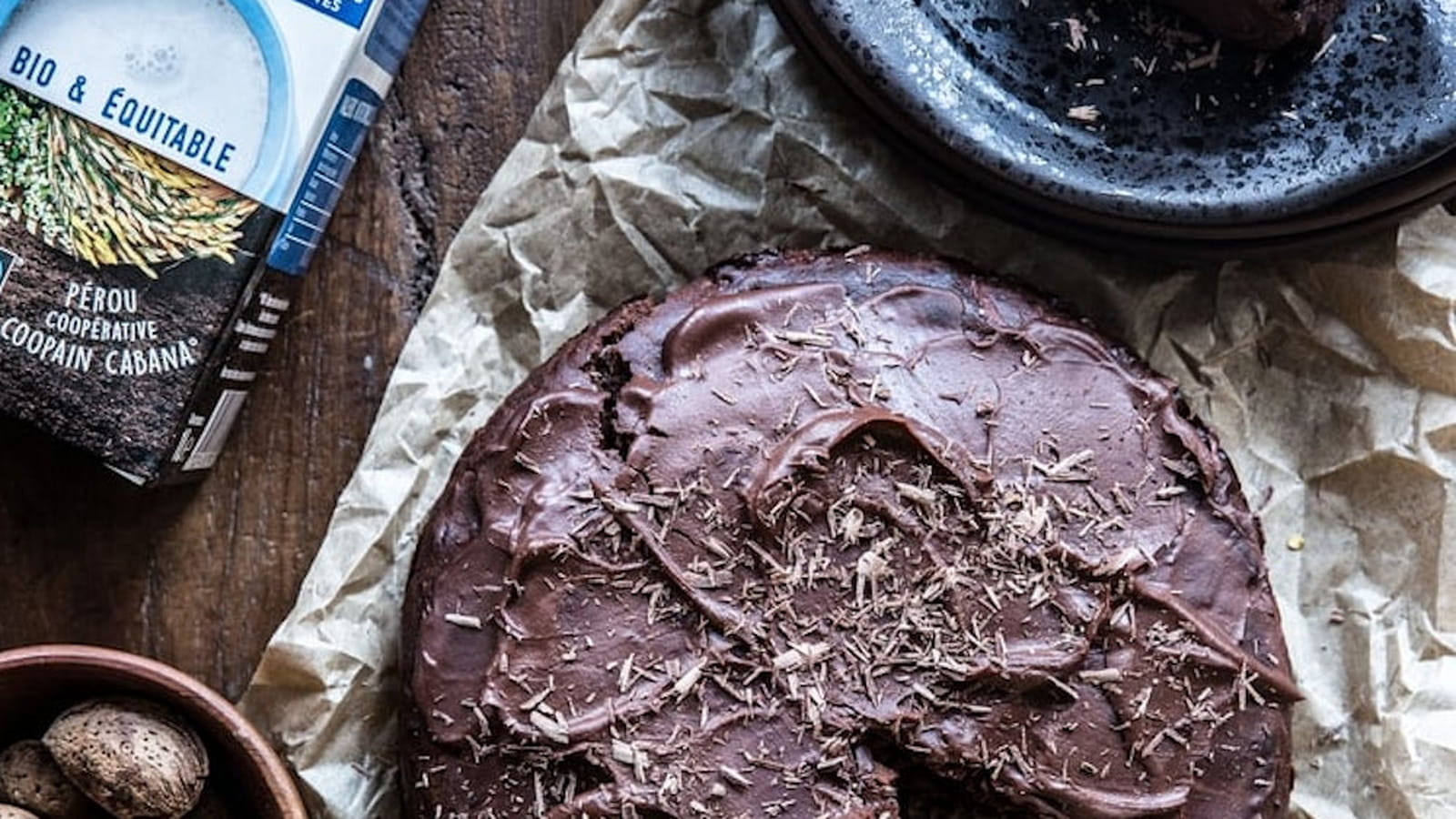 Cake végétal au chocolat