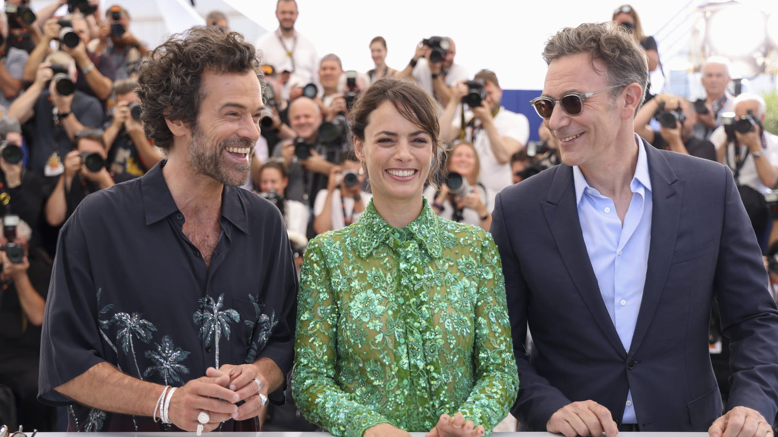 Michel Hazanavicius, Bérénice Béjo et Romain Duris