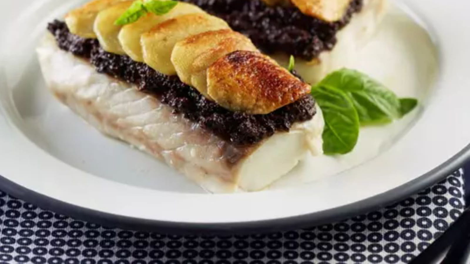 Filet de lieu en écailles de Ratte du Touquet