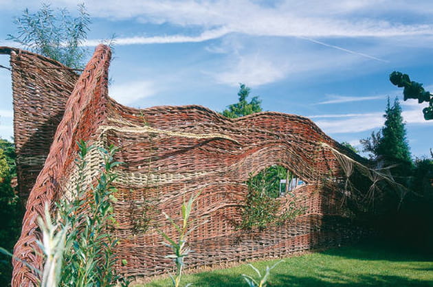 Le mur d'osier tress&eacute;