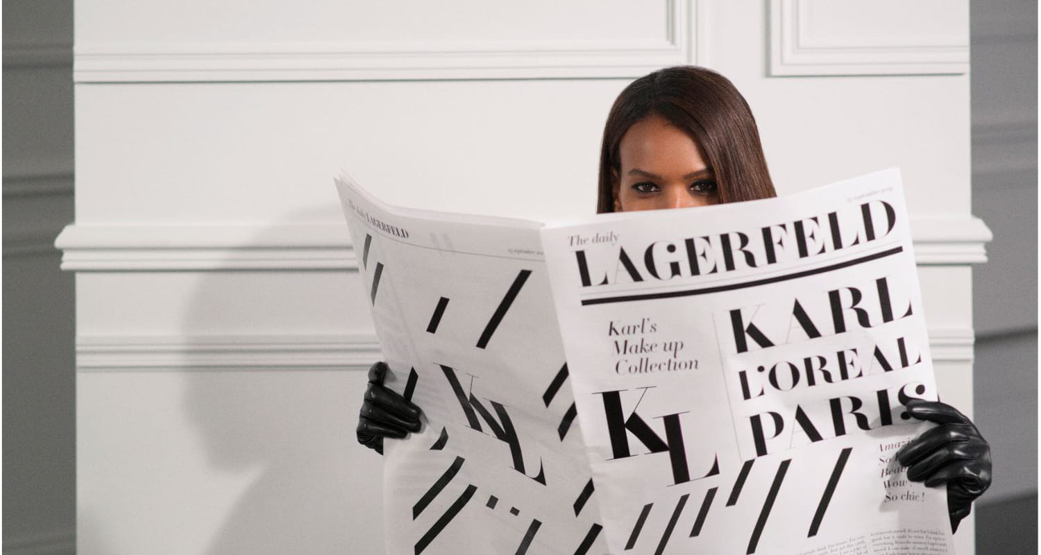 L'Oréal Paris et Karl Lagerfeld : une collab' maquillage inattendue