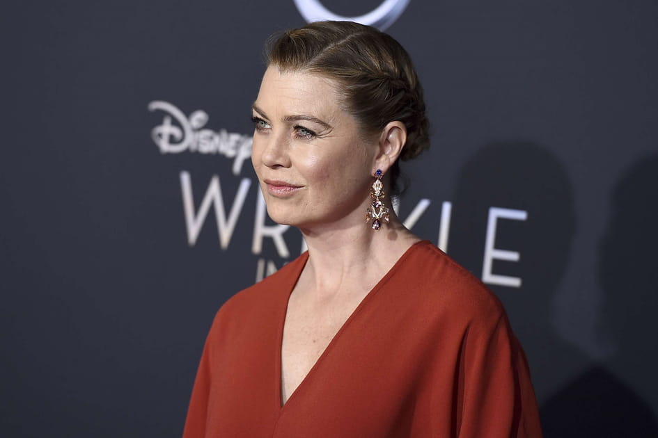 La coiffure tress&eacute;e d'Ellen Pompeo