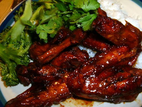 Ailes de poulet confites