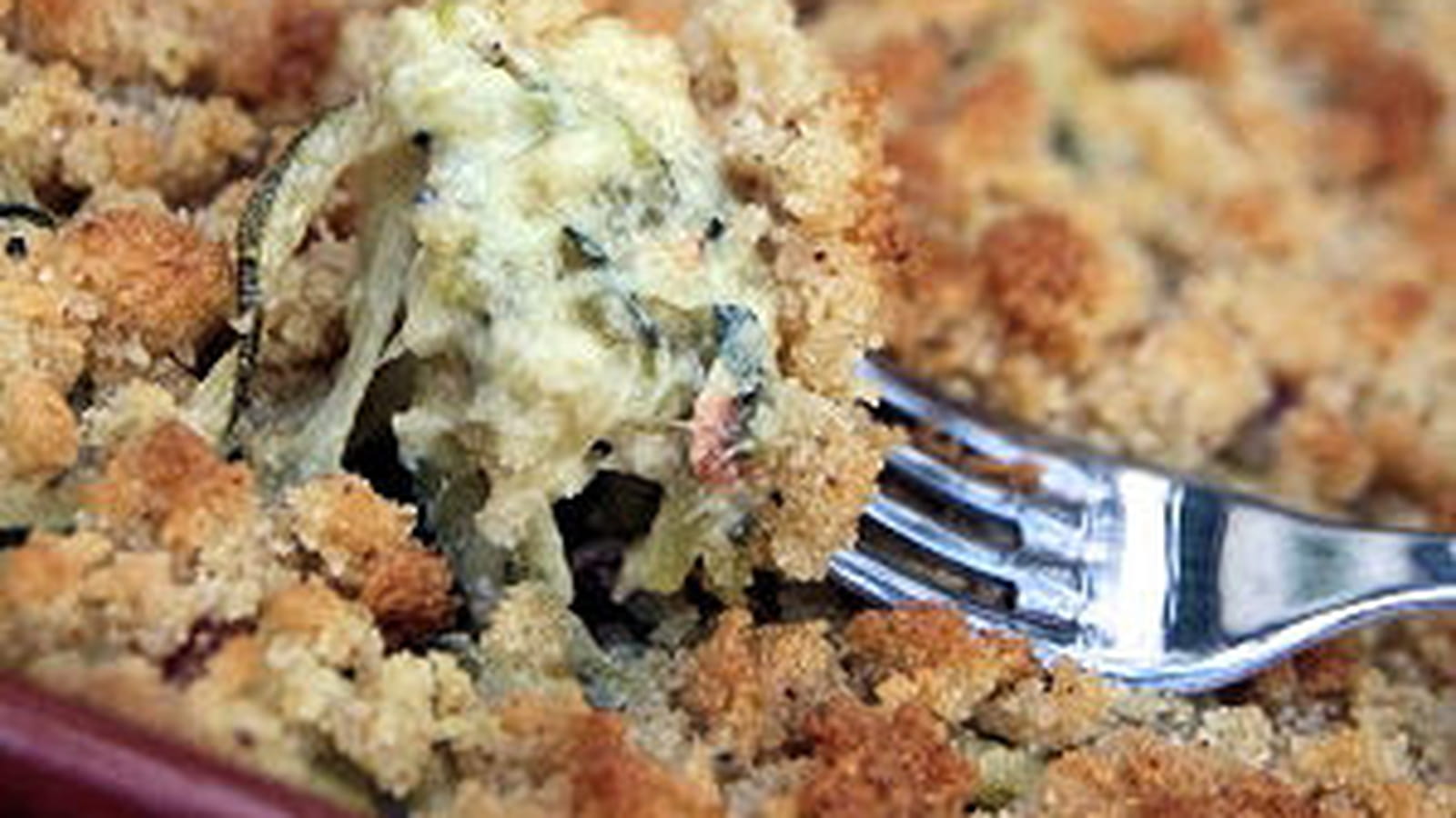 Crumble de courgettes