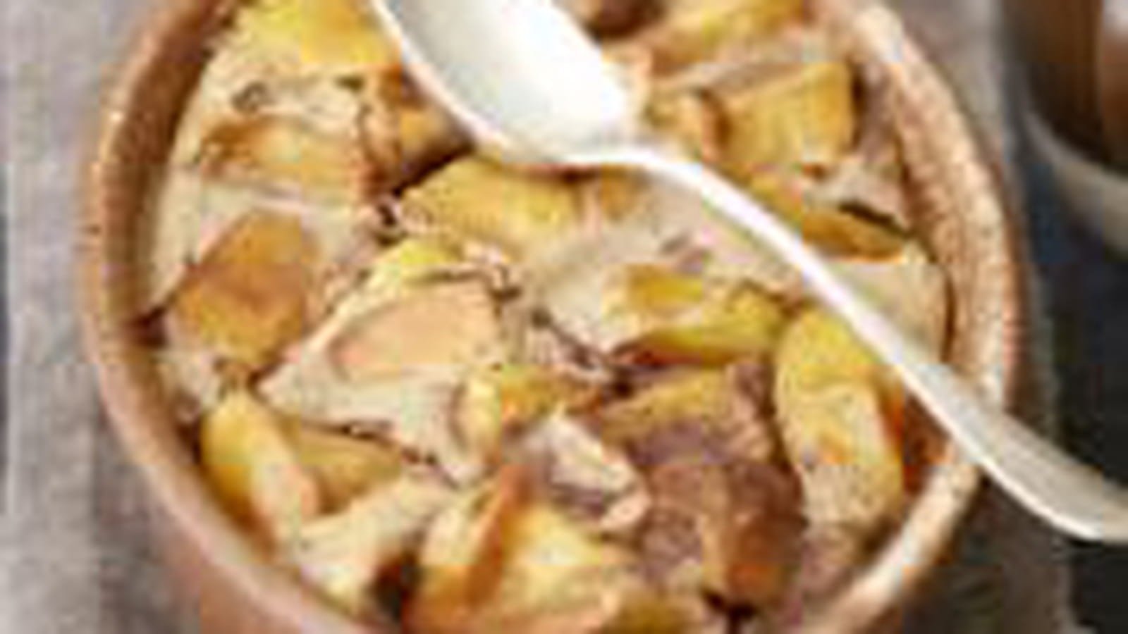 Clafoutis aux pommes et Banania