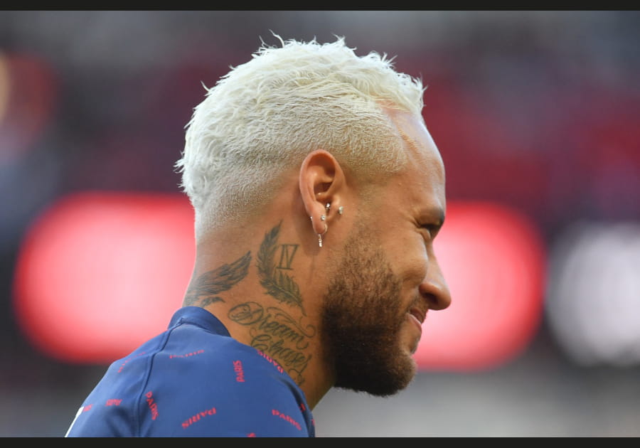La d&eacute;coloration blonde de Neymar
