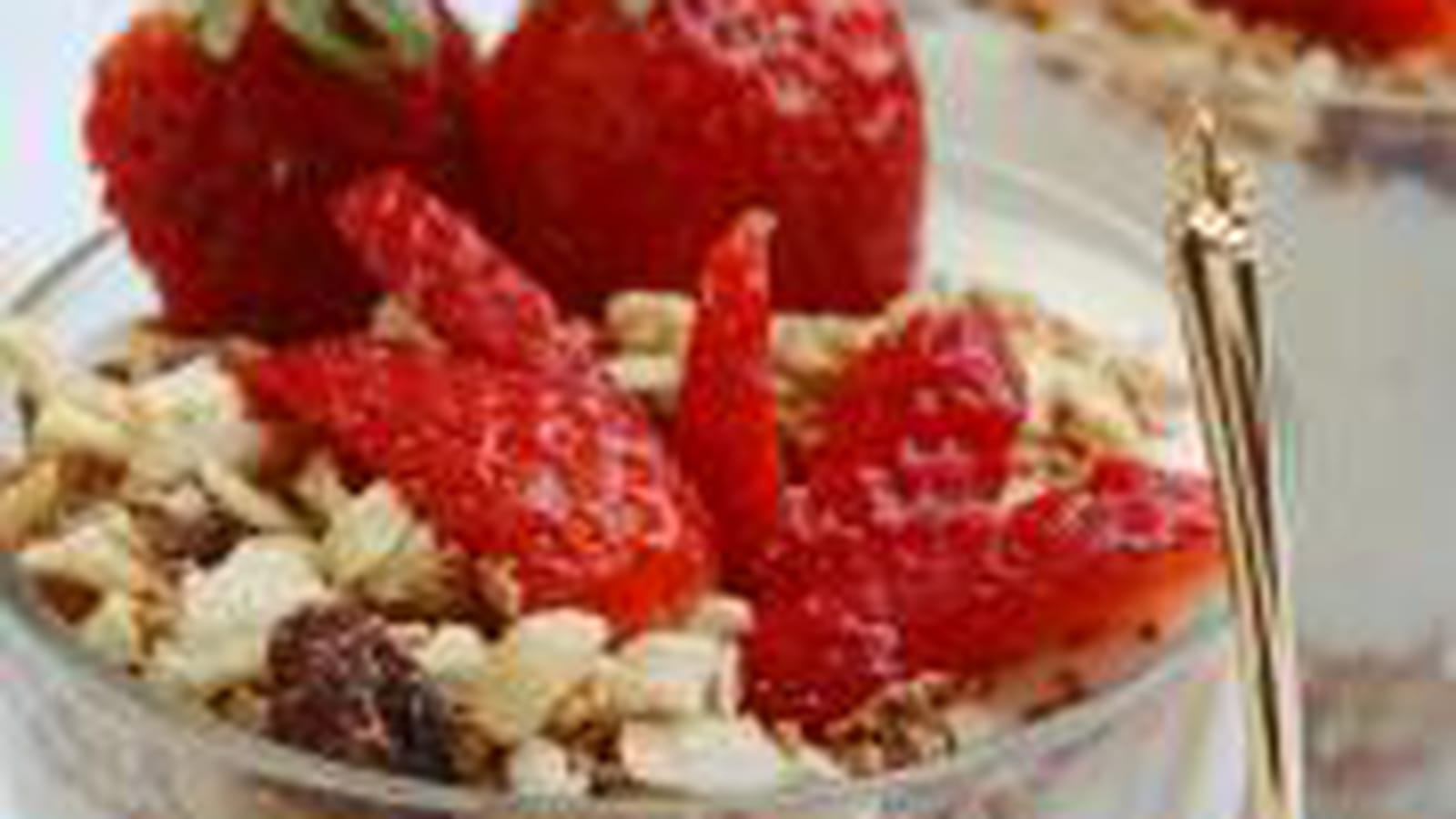 Verrine aux fraises
