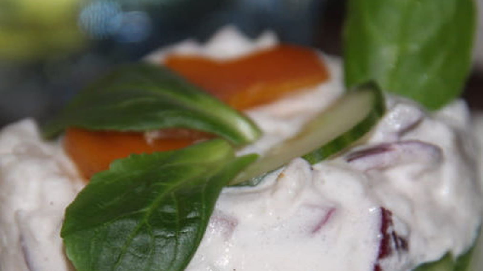 Tartare de cabillaud et de concombre
