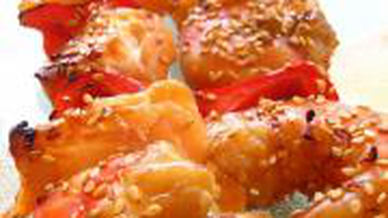 Brochettes iodées et marinées