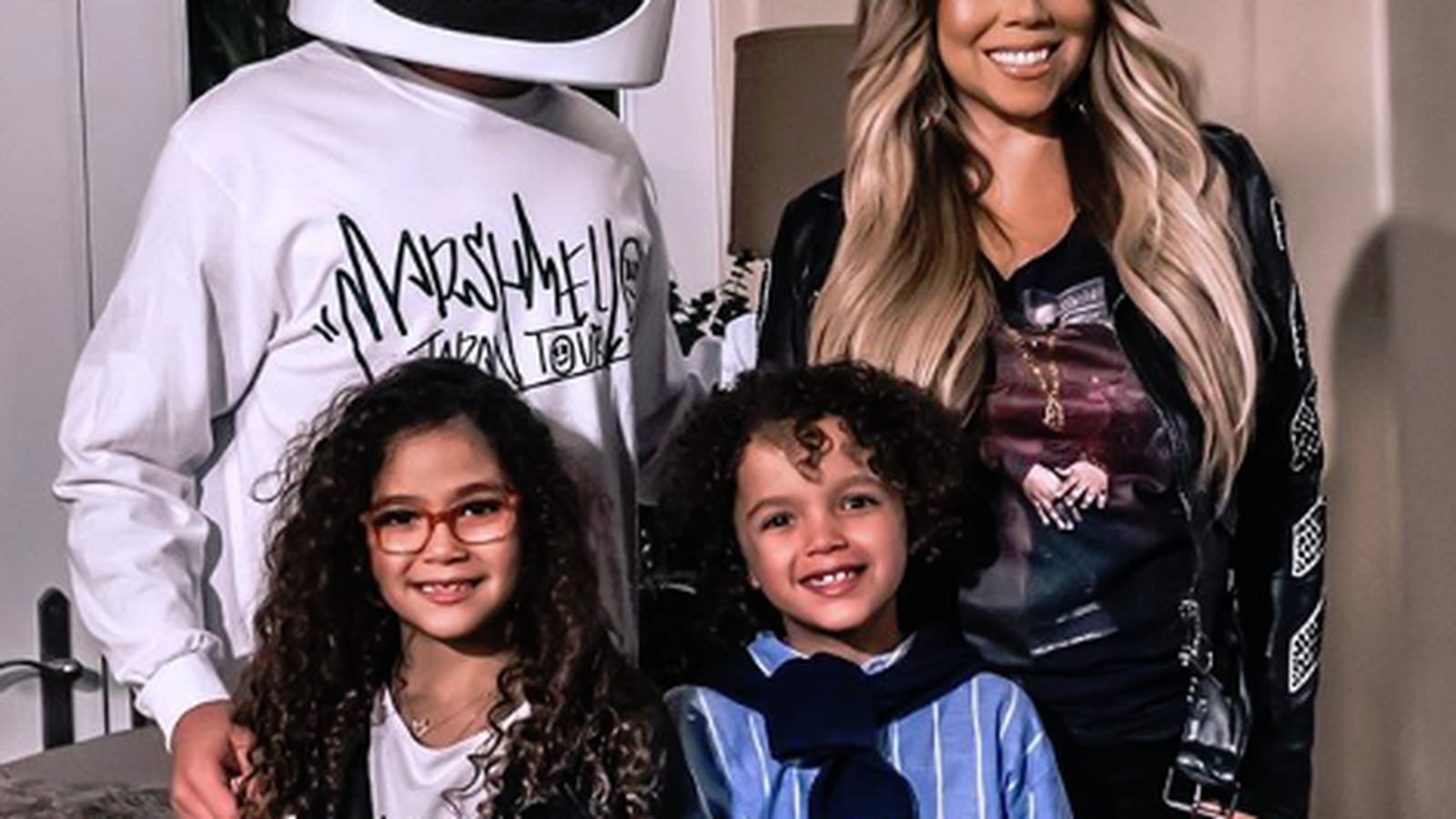 Monroe Cannon, Marshmello, Moroccan Scott Cannon et Mariah Carey