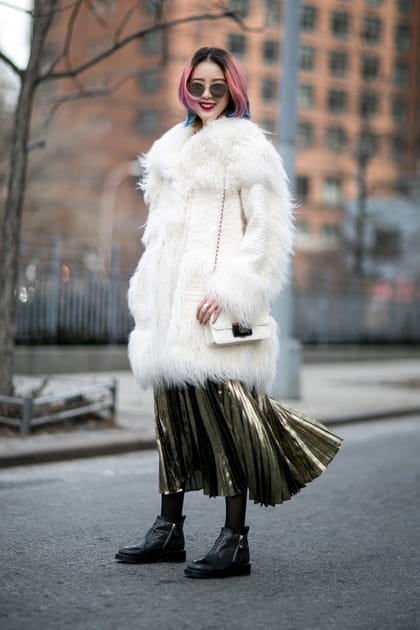 Le pliss&eacute; lurex